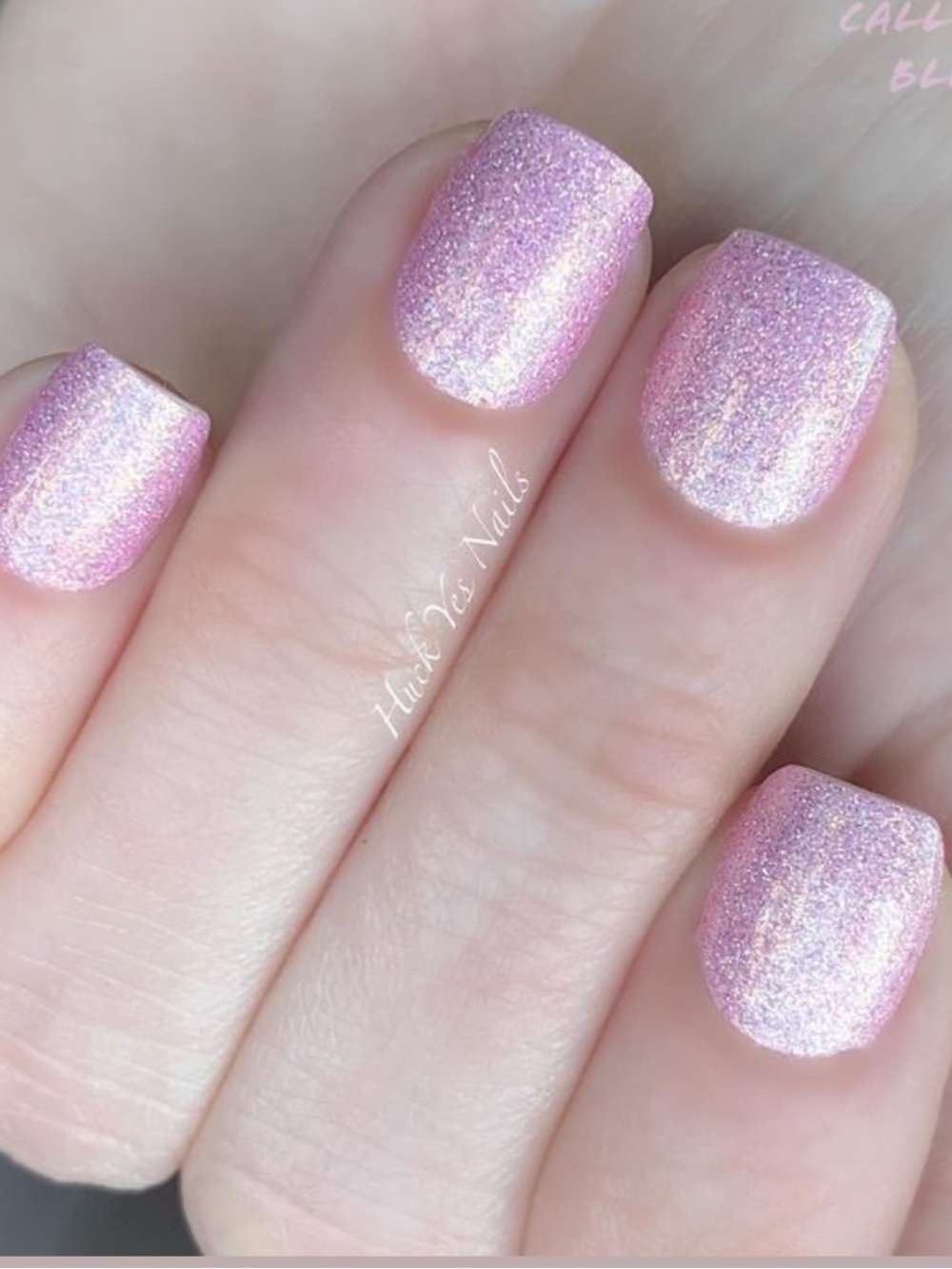 *Retired* Color Street: Call Your Blush (Pedicure) | Pink Pastel Glitter Gold - Picture 9 of 14